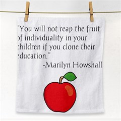 Fruit Of Education Face Towel