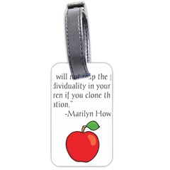 Fruit Of Education Luggage Tags (one Side) 