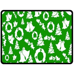 Backdrop Background Card Christmas Double Sided Fleece Blanket (large)  by Nexatart