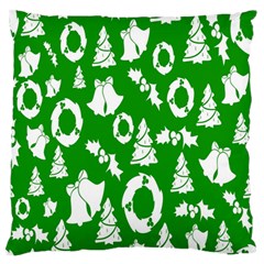 Backdrop Background Card Christmas Standard Flano Cushion Case (one Side) by Nexatart