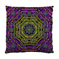 Wonderful Peace Flower Mandala Standard Cushion Case (one Side) by pepitasart