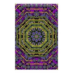 Wonderful Peace Flower Mandala Shower Curtain 48  x 72  (Small) 