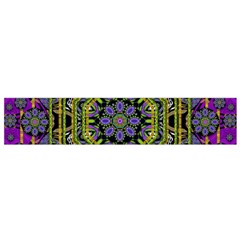 Wonderful Peace Flower Mandala Flano Scarf (small) by pepitasart