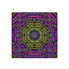 Wonderful Peace Flower Mandala Satin Bandana Scarf by pepitasart