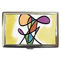 Art Abstract Exhibition Colours Cigarette Money Cases by Nexatart