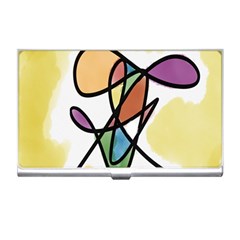 Art Abstract Exhibition Colours Business Card Holders by Nexatart