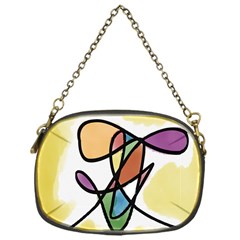 Art Abstract Exhibition Colours Chain Purses (one Side)  by Nexatart