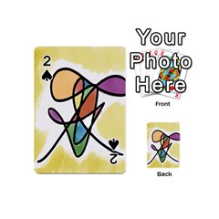 Art Abstract Exhibition Colours Playing Cards 54 (mini)  by Nexatart