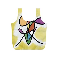 Art Abstract Exhibition Colours Full Print Recycle Bags (s)  by Nexatart