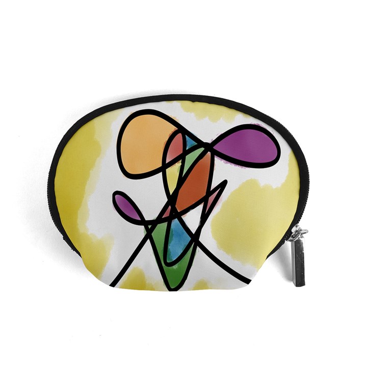 Art Abstract Exhibition Colours Accessory Pouches (Small) 