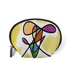 Art Abstract Exhibition Colours Accessory Pouches (Small)  Back