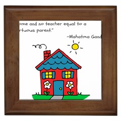 No School Greater    Framed Tiles by athenastemple