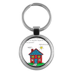 No School Greater    Key Chains (round)  by athenastemple