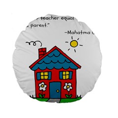 No School Greater    Standard 15  Premium Round Cushions