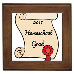 2017 Homeschool Grad! Framed Tiles by athenastemple