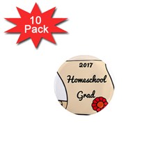 2017 Homeschool Grad! 1  Mini Magnet (10 Pack)  by athenastemple