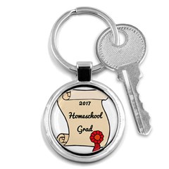 2017 Homeschool Grad! Key Chains (round) 