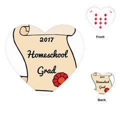 2017 Homeschool Grad! Playing Cards (heart) 