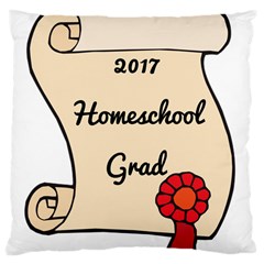 2017 Homeschool Grad! Large Cushion Case (two Sides)