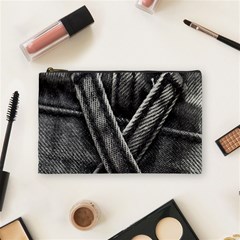 Backdrop Belt Black Casual Closeup Cosmetic Bag (medium)  by Nexatart