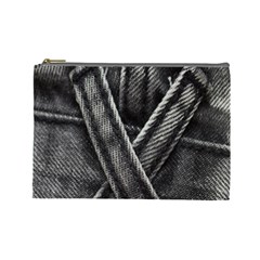 Backdrop Belt Black Casual Closeup Cosmetic Bag (large)  by Nexatart