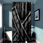 Backdrop Belt Black Casual Closeup Shower Curtain 36  x 72  (Stall)  Curtain(36 X72 ) - 33.26 x66.24  Curtain(36 X72 )