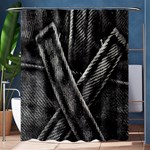 Backdrop Belt Black Casual Closeup Shower Curtain 60  x 72  (Medium)  60 x72  Curtain