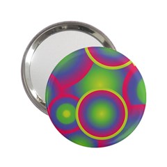 Background Colourful Circles 2 25  Handbag Mirrors by Nexatart