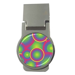 Background Colourful Circles Money Clips (round) 