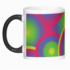 Background Colourful Circles Morph Mugs by Nexatart