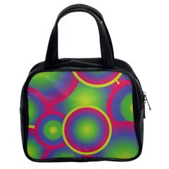 Background Colourful Circles Classic Handbags (2 Sides)