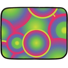 Background Colourful Circles Fleece Blanket (mini)