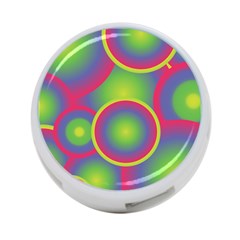 Background Colourful Circles 4-port Usb Hub (one Side) by Nexatart