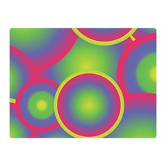 Background Colourful Circles Double Sided Flano Blanket (mini)  by Nexatart