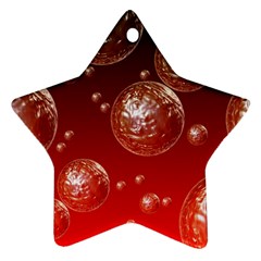 Background Red Blow Balls Deco Ornament (star) by Nexatart