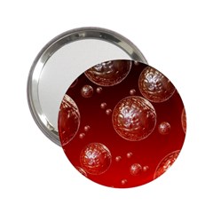 Background Red Blow Balls Deco 2 25  Handbag Mirrors by Nexatart