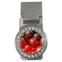 Background Red Blow Balls Deco Money Clips (cz)  by Nexatart