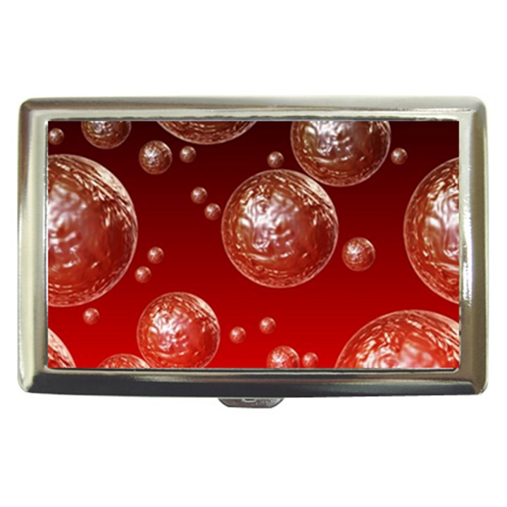 Background Red Blow Balls Deco Cigarette Money Cases