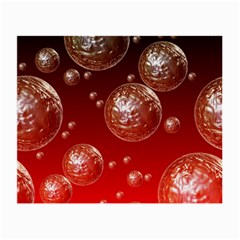 Background Red Blow Balls Deco Small Glasses Cloth by Nexatart