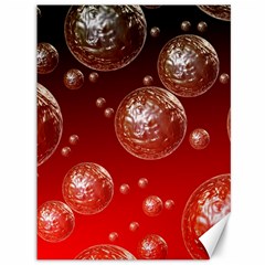 Background Red Blow Balls Deco Canvas 36  X 48   by Nexatart