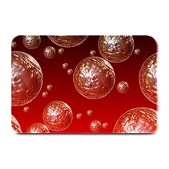 Background Red Blow Balls Deco Plate Mats by Nexatart