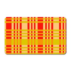 Check Pattern Magnet (rectangular)