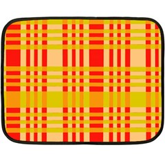 Check Pattern Double Sided Fleece Blanket (mini)  by Nexatart