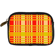 Check Pattern Digital Camera Cases by Nexatart