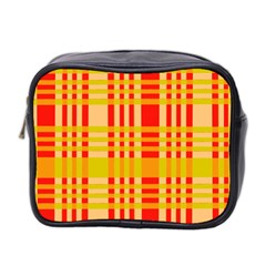 Check Pattern Mini Toiletries Bag 2-side