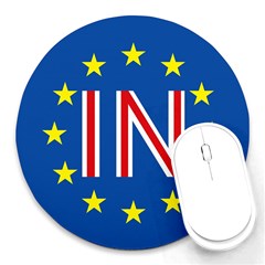 Britain Eu Remain Round Mousepads by Nexatart