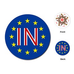 Britain Eu Remain Playing Cards (round)  by Nexatart