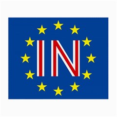 Britain Eu Remain Small Glasses Cloth (2-side) by Nexatart