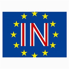 Britain Eu Remain Large Glasses Cloth by Nexatart