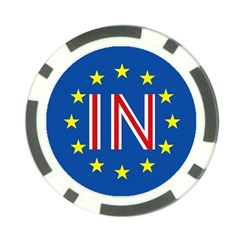 Britain Eu Remain Poker Chip Card Guard (10 Pack) by Nexatart